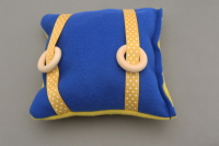 Shape-Shifter Pillow Blue/Yellow