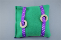 Shape Shifter Pillow Green/Purple